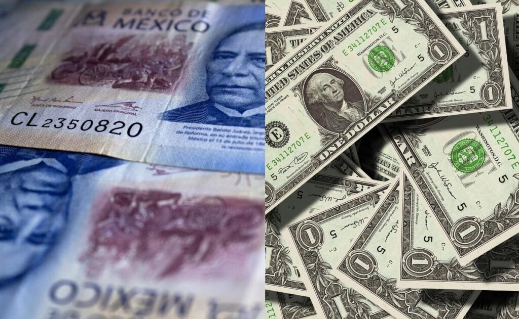 Peso y dólar