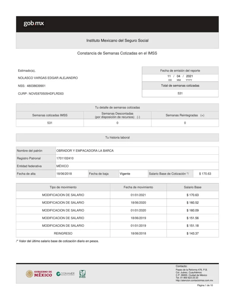 ¿Cuántas semanas tienes cotizadas en el IMSS? Así puedes solicitar tu constancia oficial