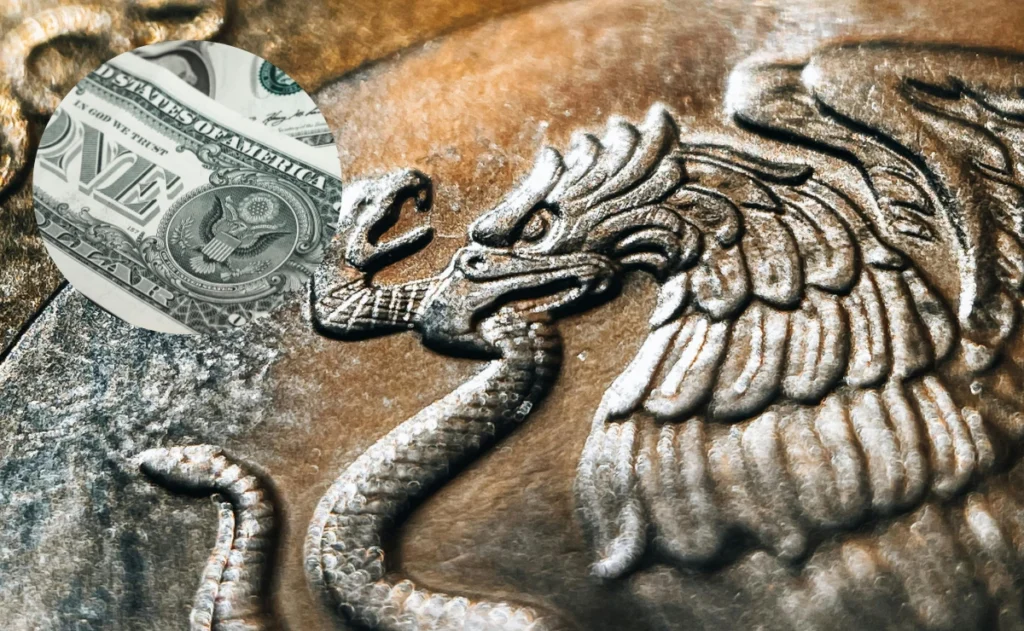 Peso y dólar