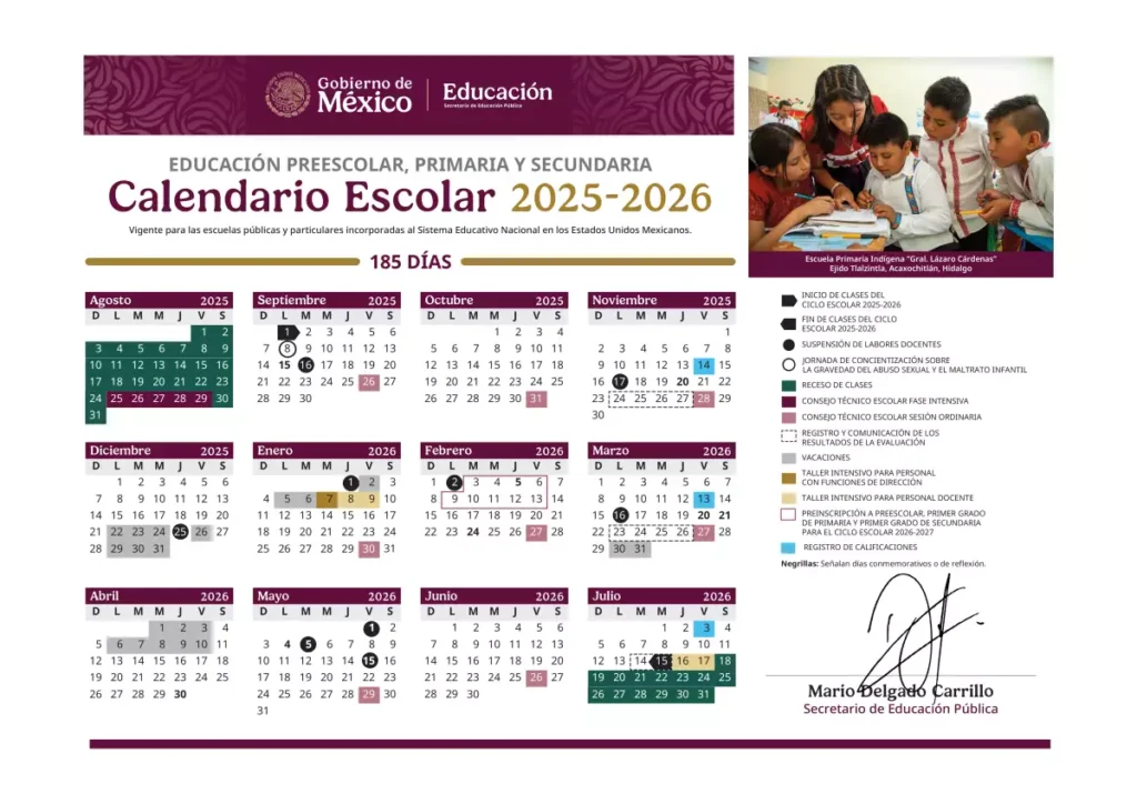 ¿Cuándo es el regreso a clases oficial en 2025?