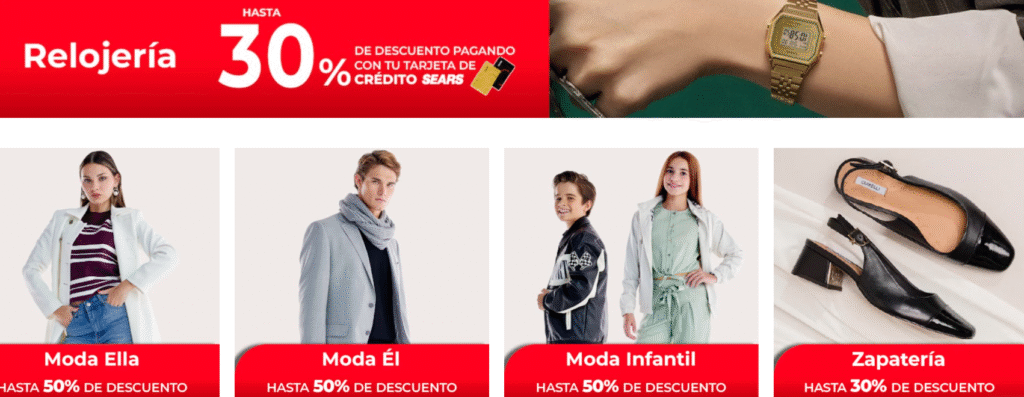 Sears celebra las Fiestas Patrias con descuentos de hasta 50% y meses sin intereses
